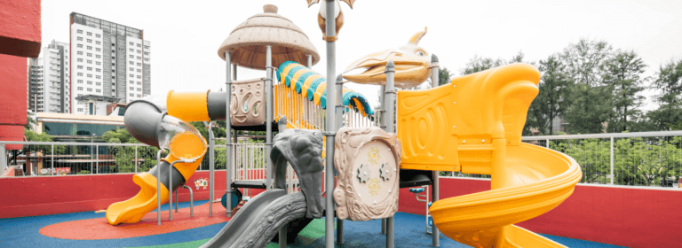 Raffles Kidz @ Jurong West | Best Childcare Centre Singapore | Outdoor Playground