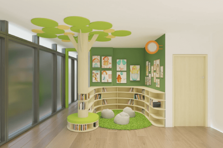 Raffles Kidz @ Ang Mo Kio | Child Care Singapore | Library Corner