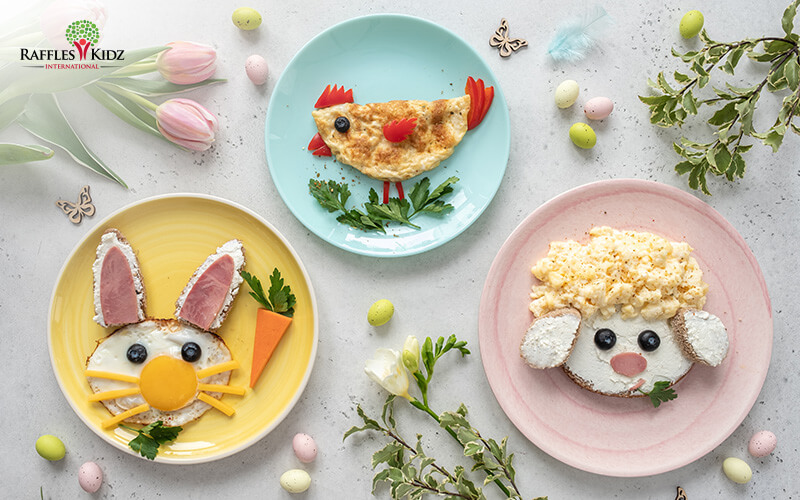 Creative breakfast ideas for children's healthy eating.